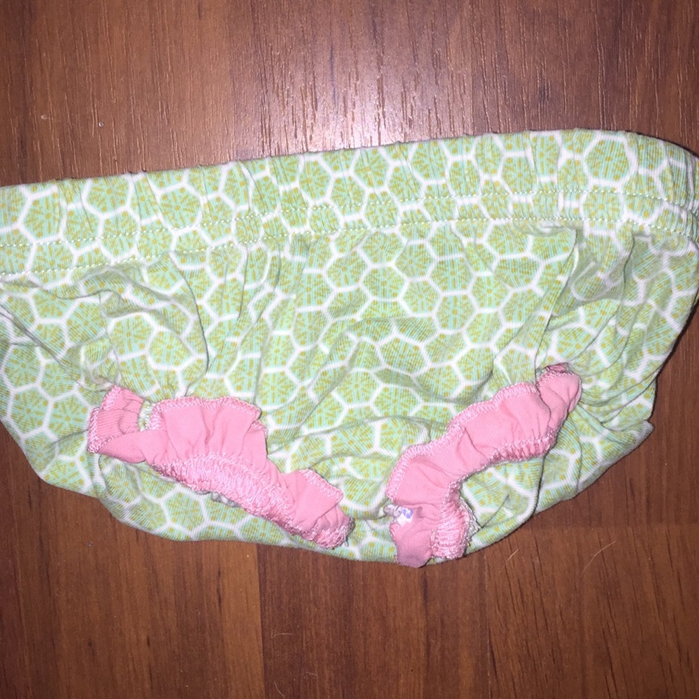 Green baby  bloomers